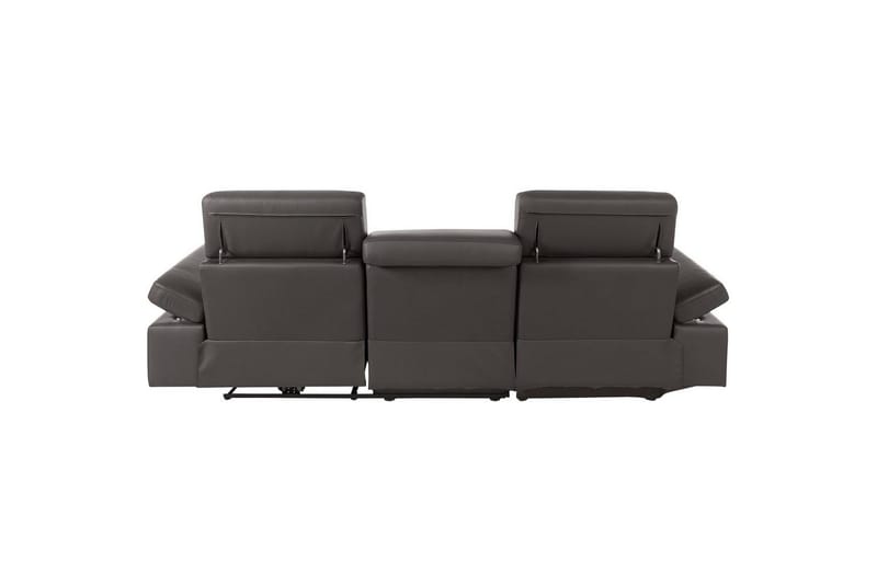 Hörnsoffa 3-sits Rayland Brun, Läder/PU, Vänster Elektrisk Fåtölj - Brun, Läder/PU, Vänster Elektrisk Fåtölj - Möbler - Soffa - Biosoffa & reclinersoffa