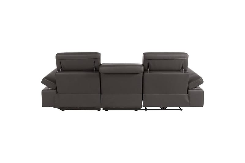 Hörnsoffa 3-sits Rayland Brun, PU, Höger elektrisk vilstol - Brun, PU, Höger elektrisk vilstol - Möbler - Soffa - Biosoffa & reclinersoffa