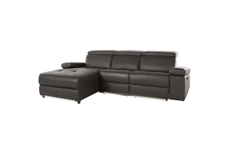 Hörnsoffa 3-sits Rayland Brun, PU, Vänster Manuell Fåtölj, Brun, PU, Vänster Manuell Fåtölj