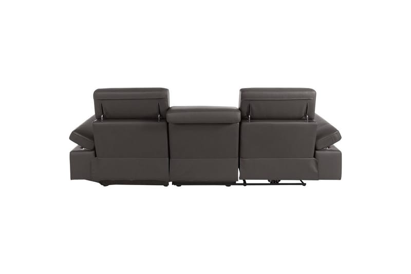 Hörnsoffa 3-sits Rayland Brun, PU, Höger elektrisk vilstol - Brun, PU, Höger elektrisk vilstol - Möbler - Soffa - Biosoffa & reclinersoffa