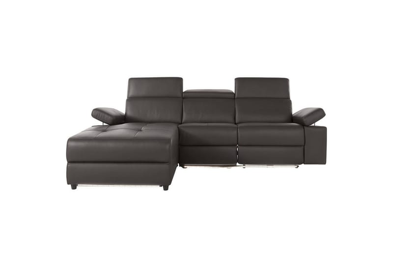 Hörnsoffa 3-sits Rayland Brun, PU, Vänster Elektrisk Fåtölj - Brun, PU, Vänster Elektrisk Fåtölj - Möbler - Soffa - Biosoffa & reclinersoffa