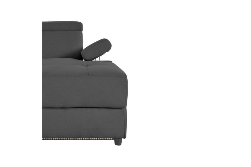 Hörnsoffa 3-sits Rayland Grå, Sunday tyg, Höger elektrisk vilstol - Grå, Sunday tyg, Höger elektrisk vilstol - Möbler - Soffa - Biosoffa & reclinersoffa