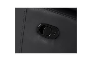 Hörnsoffa 3-sits Rayland Svart, PU, Vänster Manuell Fåtölj - Svart, PU, Vänster Manuell Fåtölj - Möbler - Soffa - Biosoffa & reclinersoffa