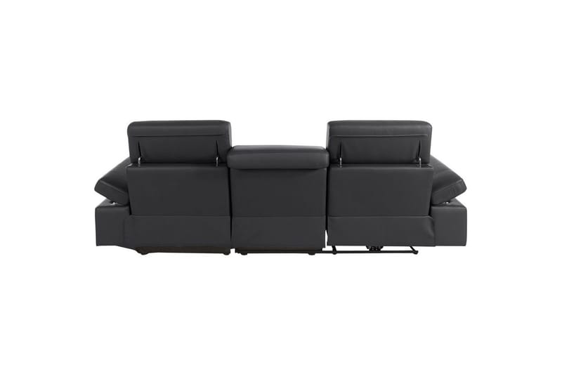 Hörnsoffa 3-sits Rayland Svart, PU, Höger elektrisk vilstol - Svart, PU, Höger elektrisk vilstol - Möbler - Soffa - Biosoffa & reclinersoffa