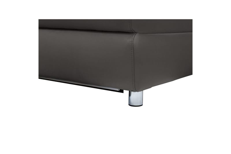 Hörnsoffa 3-sits Pareli Brun, PU, Höger elektrisk vilstol - Brun, PU, Höger elektrisk vilstol - Möbler - Soffa - Biosoffa & reclinersoffa