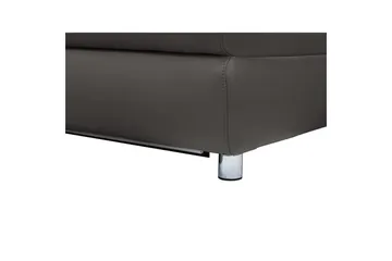 Hörnsoffa 3-sits Pareli Brun, PU, Höger elektrisk vilstol - Brun, PU, Höger elektrisk vilstol - Möbler - Soffa - Biosoffa & reclinersoffa