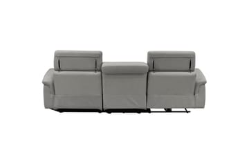 Hörnsoffa 3-sits Pareli Grå, Sunday tyg, Höger manuell vilstol - Grå, Sunday tyg, Höger manuell vilstol - Möbler - Soffa - Biosoffa & reclinersoffa