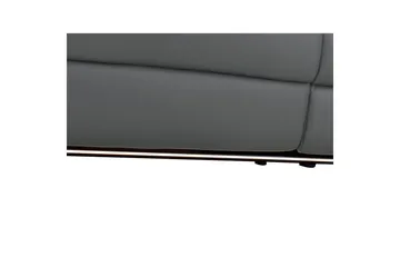 Hörnsoffa 3-sits Pareli Grå, Läder/PU, Höger elektrisk vilstol - Grå, Läder/PU, Höger elektrisk vilstol - Möbler - Soffa - Biosoffa & reclinersoffa