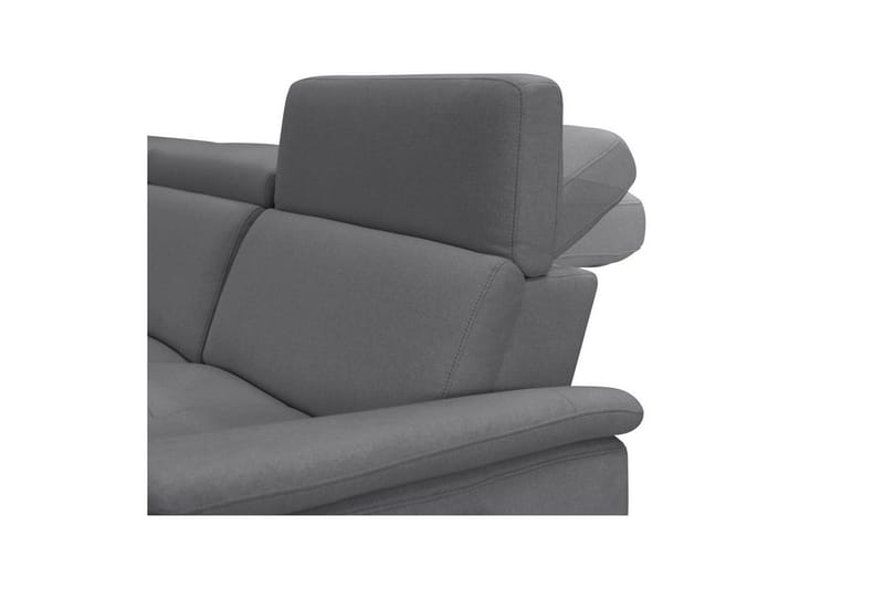 Hörnsoffa 3-sits Pareli Grå, Sand tyg, Vänster Elektrisk Fåtölj - Grå, Sand tyg, Vänster Elektrisk Fåtölj - Möbler - Soffa - Biosoffa & reclinersoffa