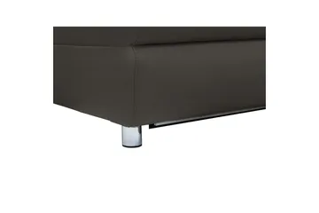 Hörnsoffa 3-sits Pareli Brun, Läder/PU, Vänster Manuell Fåtölj - Brun, Läder/PU, Vänster Manuell Fåtölj - Möbler - Soffa - Biosoffa & reclinersoffa