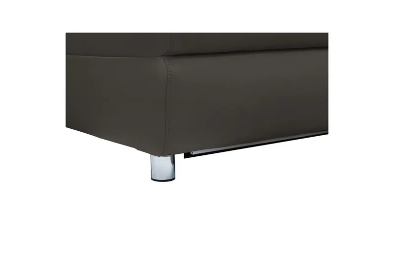 Hörnsoffa 3-sits Pareli Brun, Läder/PU, Vänster Manuell Fåtölj - Brun, Läder/PU, Vänster Manuell Fåtölj - Möbler - Soffa - Biosoffa & reclinersoffa