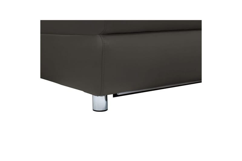 Hörnsoffa 3-sits Pareli Brun, Läder/PU, Vänster Manuell Fåtölj - Brun, Läder/PU, Vänster Manuell Fåtölj - Möbler - Soffa - Biosoffa & reclinersoffa