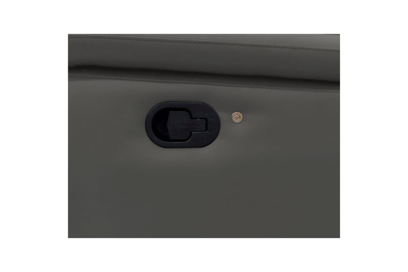 Hörnsoffa 3-sits Pareli Grå, Läder/PU, Vänster Manuell Fåtölj - Grå, Läder/PU, Vänster Manuell Fåtölj - Möbler - Soffa - Biosoffa & reclinersoffa