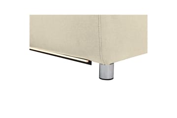 Hörnsoffa 3-sits Pareli Vit, Sunday tyg, Höger manuell vilstol - Vit, Sunday tyg, Höger manuell vilstol - Möbler - Soffa - Biosoffa & reclinersoffa