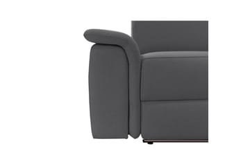 Hörnsoffa 3-sits Pareli Antracit, Sunday tyg, Höger manuell vilstol - Antracit, Sunday tyg, Höger manuell vilstol - Möbler - Soffa - Biosoffa & reclinersoffa