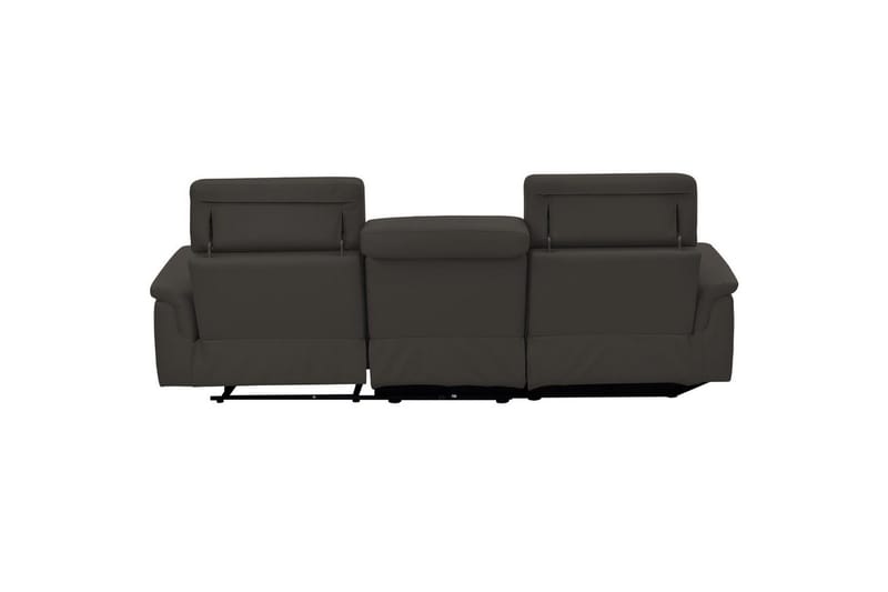 Hörnsoffa 3-sits Pareli Brun, Läder/PU, Vänster Manuell Fåtölj - Brun, Läder/PU, Vänster Manuell Fåtölj - Möbler - Soffa - Biosoffa & reclinersoffa