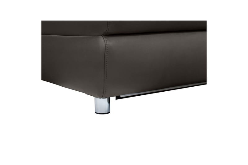 Hörnsoffa 3-sits Pareli Brun, Läder/PU, Vänster Elektrisk Fåtölj - Brun, Läder/PU, Vänster Elektrisk Fåtölj - Möbler - Soffa - Biosoffa & reclinersoffa