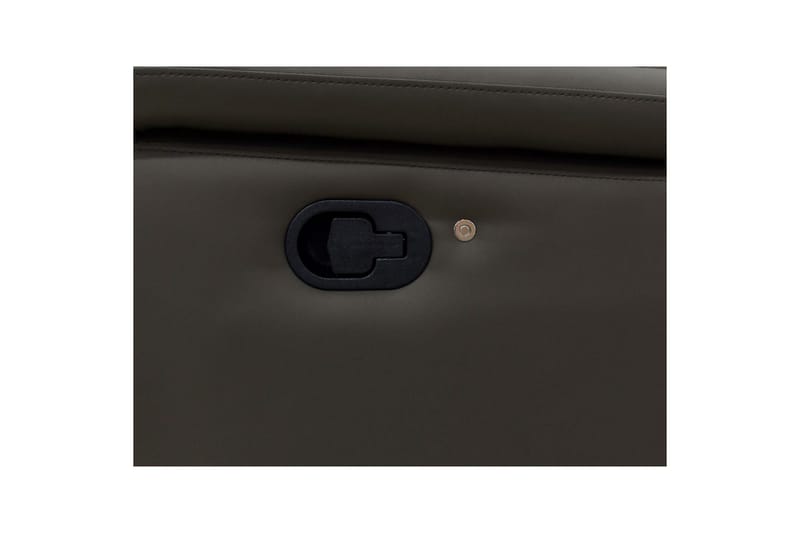 Hörnsoffa 3-sits Pareli Brun, Läder/PU, Vänster Manuell Fåtölj - Brun, Läder/PU, Vänster Manuell Fåtölj - Möbler - Soffa - Biosoffa & reclinersoffa