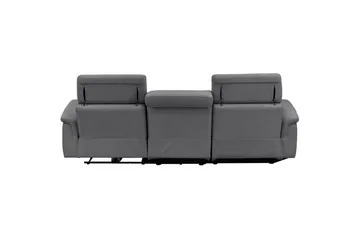 Hörnsoffa 3-sits Pareli Grå, Sand tyg, Vänster Elektrisk Fåtölj - Grå, Sand tyg, Vänster Elektrisk Fåtölj - Möbler - Soffa - Biosoffa & reclinersoffa