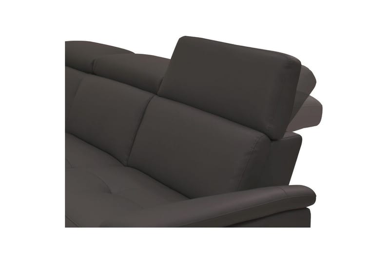 Hörnsoffa 3-sits Pareli Brun, Läder/PU, Vänster Manuell Fåtölj - Brun, Läder/PU, Vänster Manuell Fåtölj - Möbler - Soffa - Biosoffa & reclinersoffa