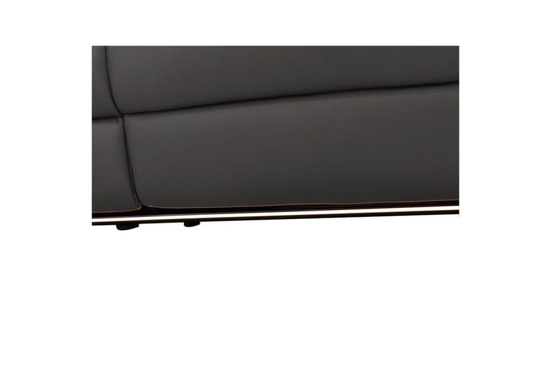 Hörnsoffa 3-sits Pareli Brun, PU, Vänster Elektrisk Fåtölj - Brun, PU, Vänster Elektrisk Fåtölj - Möbler - Soffa - Biosoffa & reclinersoffa