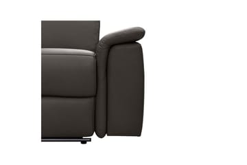 Hörnsoffa 3-sits Pareli Brun, Läder/PU, Vänster Elektrisk Fåtölj - Brun, Läder/PU, Vänster Elektrisk Fåtölj - Möbler - Soffa - Biosoffa & reclinersoffa