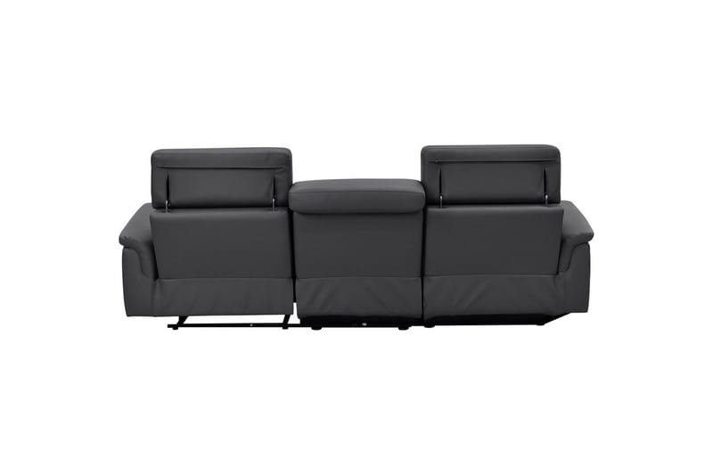 Hörnsoffa 3-sits Pareli Svart, Läder/PU, Vänster Elektrisk Fåtölj - Svart, Läder/PU, Vänster Elektrisk Fåtölj - Möbler - Soffa - Biosoffa & reclinersoffa