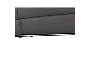 Hörnsoffa 3-sits Pareli Grå, Läder/PU, Vänster Manuell Fåtölj - Grå, Läder/PU, Vänster Manuell Fåtölj - Möbler - Soffa - Biosoffa & reclinersoffa