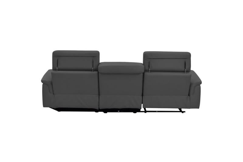 Hörnsoffa 3-sits Pareli Grå, PU, Höger elektrisk vilstol - Grå, PU, Höger elektrisk vilstol - Möbler - Soffa - Biosoffa & reclinersoffa