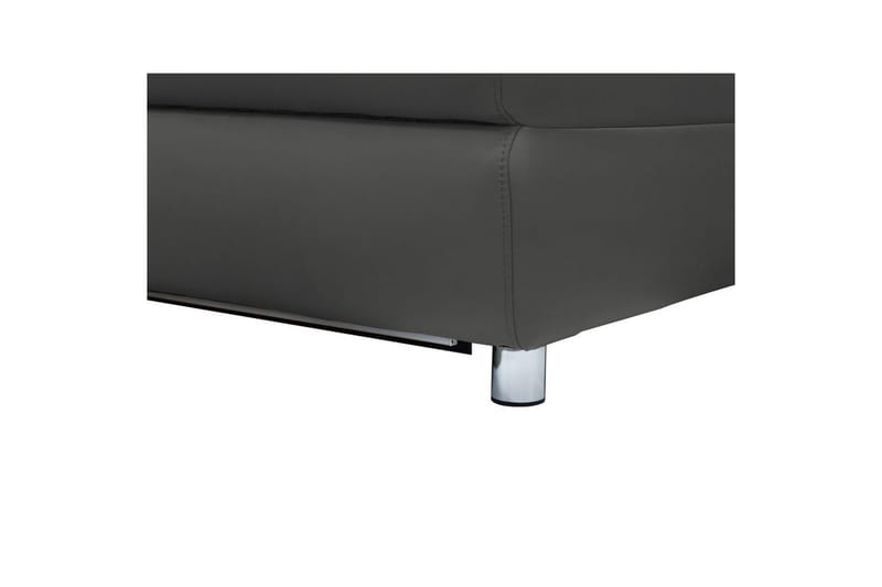 Hörnsoffa 3-sits Pareli Grå, PU, Höger elektrisk vilstol - Grå, PU, Höger elektrisk vilstol - Möbler - Soffa - Biosoffa & reclinersoffa
