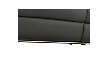 Hörnsoffa 3-sits Pareli Svart, PU, Höger elektrisk vilstol - Svart, PU, Höger elektrisk vilstol - Möbler - Soffa - Biosoffa & reclinersoffa