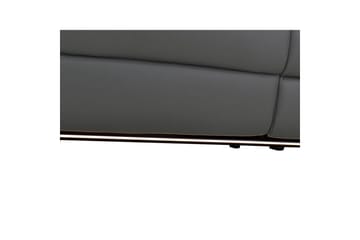 Hörnsoffa 3-sits Pareli Grå, PU, Höger manuell vilstol - Grå, PU, Höger manuell vilstol - Möbler - Soffa - Biosoffa & reclinersoffa