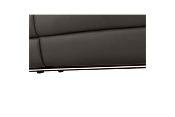 Hörnsoffa 3-sits Pareli Brun, Läder/PU, Vänster Elektrisk Fåtölj - Brun, Läder/PU, Vänster Elektrisk Fåtölj - Möbler - Soffa - Biosoffa & reclinersoffa