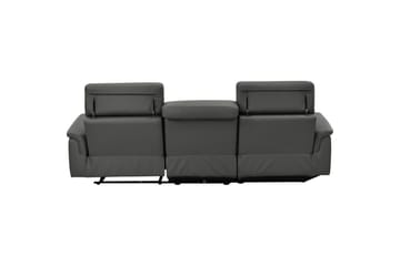 Hörnsoffa 3-sits Pareli Svart, PU, Vänster Elektrisk Fåtölj - Svart, PU, Vänster Elektrisk Fåtölj - Möbler - Soffa - Biosoffa & reclinersoffa