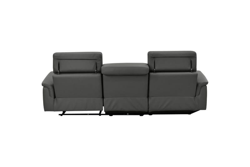 Hörnsoffa 3-sits Pareli Svart, PU, Vänster Elektrisk Fåtölj - Svart, PU, Vänster Elektrisk Fåtölj - Möbler - Soffa - Biosoffa & reclinersoffa