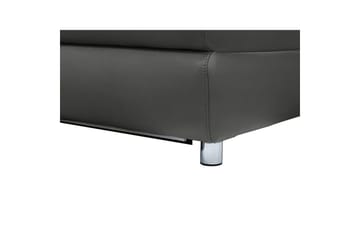 Hörnsoffa 3-sits Pareli Svart, PU, Höger elektrisk vilstol - Svart, PU, Höger elektrisk vilstol - Möbler - Soffa - Biosoffa & reclinersoffa