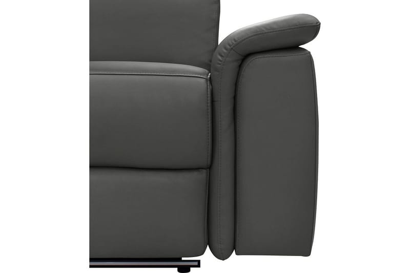 Hörnsoffa 3-sits Pareli Svart, PU, Vänster Elektrisk Fåtölj - Svart, PU, Vänster Elektrisk Fåtölj - Möbler - Soffa - Biosoffa & reclinersoffa