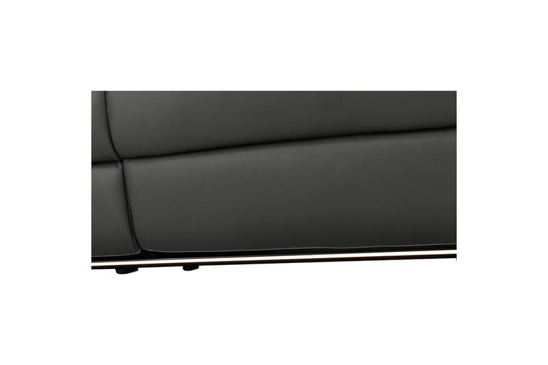 Hörnsoffa 3-sits Pareli Svart, PU, Vänster Elektrisk Fåtölj - Svart, PU, Vänster Elektrisk Fåtölj - Möbler - Soffa - Biosoffa & reclinersoffa