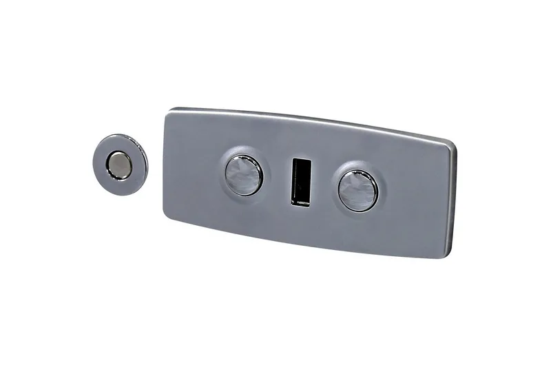 Hörnsoffa 3-sits Pareli Grå, Läder/PU, Höger elektrisk vilstol - Grå, Läder/PU, Höger elektrisk vilstol - Möbler - Soffa - Biosoffa & reclinersoffa