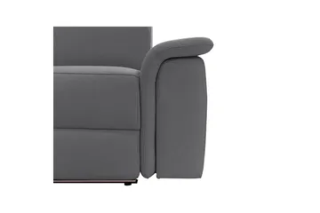 Hörnsoffa 3-sits Pareli Grå, Sand tyg, Vänster Elektrisk Fåtölj - Grå, Sand tyg, Vänster Elektrisk Fåtölj - Möbler - Soffa - Biosoffa & reclinersoffa