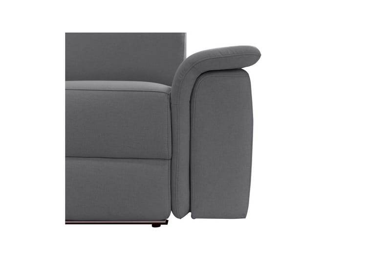 Hörnsoffa 3-sits Pareli Grå, Sand tyg, Vänster Elektrisk Fåtölj - Grå, Sand tyg, Vänster Elektrisk Fåtölj - Möbler - Soffa - Biosoffa & reclinersoffa