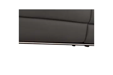 Hörnsoffa 3-sits Pareli Brun, PU, Höger elektrisk vilstol - Brun, PU, Höger elektrisk vilstol - Möbler - Soffa - Biosoffa & reclinersoffa