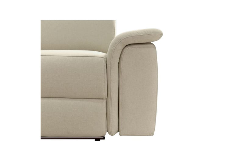 Hörnsoffa 3-sits Pareli Vit, Sunday tyg, Vänster Manuell Fåtölj - Vit, Sunday tyg, Vänster Manuell Fåtölj - Möbler - Soffa - Biosoffa & reclinersoffa