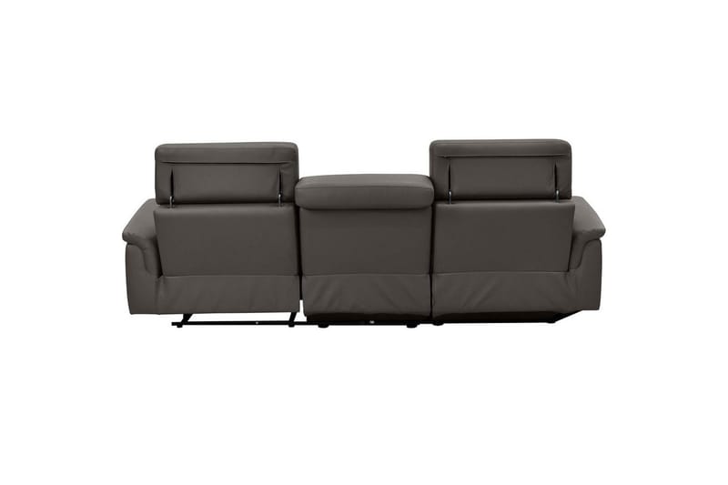 Hörnsoffa 3-sits Pareli Brun, Läder/PU, Vänster Elektrisk Fåtölj - Brun, Läder/PU, Vänster Elektrisk Fåtölj - Möbler - Soffa - Biosoffa & reclinersoffa