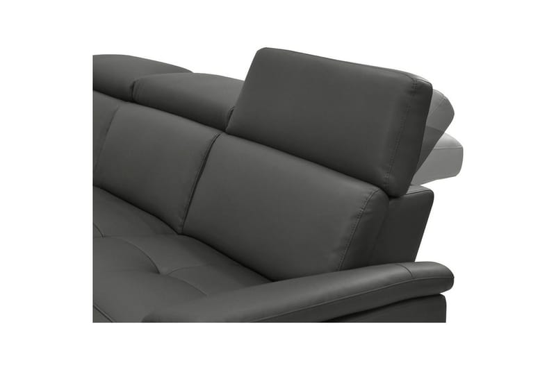 Hörnsoffa 3-sits Pareli Svart, PU, Vänster Elektrisk Fåtölj - Svart, PU, Vänster Elektrisk Fåtölj - Möbler - Soffa - Biosoffa & reclinersoffa