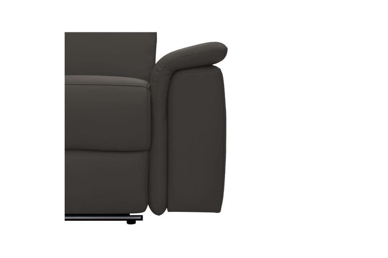 Hörnsoffa 3-sits Pareli Brun, Läder/PU, Vänster Manuell Fåtölj - Brun, Läder/PU, Vänster Manuell Fåtölj - Möbler - Soffa - Biosoffa & reclinersoffa