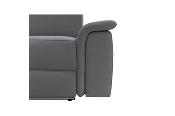 Hörnsoffa 3-sits Pareli Antracit, Sunday tyg, Vänster Manuell Fåtölj - Antracit, Sunday tyg, Vänster Manuell Fåtölj - Möbler - Soffa - Biosoffa & reclinersoffa