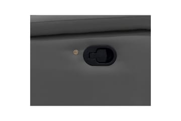 Hörnsoffa 3-sits Pareli Grå, Läder/PU, Höger manuell vilstol - Grå, Läder/PU, Höger manuell vilstol - Möbler - Soffa - Biosoffa & reclinersoffa