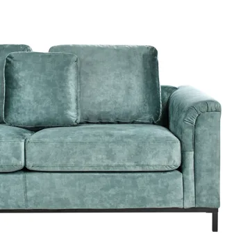 Hörnsoffa 4-sits Oslo Högervänd - Blågrön - Möbler - Soffa - Divansoffa & schäslongsoffa - 4 sits soffa med divan