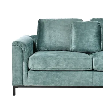 Hörnsoffa 4-sits Oslo Vänstervänd - Blågrön - Möbler - Soffa - Divansoffa & schäslongsoffa - 4 sits soffa med divan